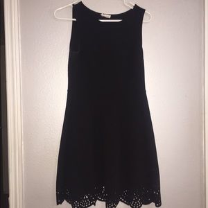 Black mini dress